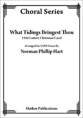 What Tidings Bringest Thou SATB choral sheet music cover